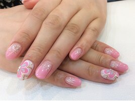 お花ネイル