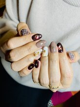 チヒロネイル/バレンタインネイル