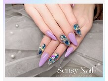センシー ネイル スタジオ(Sensy Nail Studio)/定額デザインのスカルプ長さ出し