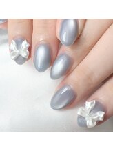 ベル 古川店(Belle)/水光マグブルー×ホワイトリボン