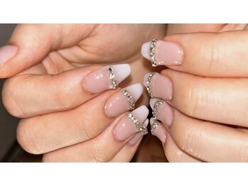 ちゅるちゅるワンホンネイル