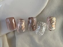 ノンチェ 西宮北口(Nonche)/ピンクブラウン春ニュアンス