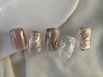 ノンチェ 西宮北口(Nonche)/ピンクブラウン春ニュアンス