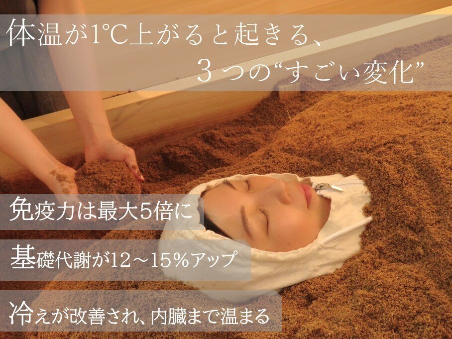 【初回体験】慢性不調×老け防止 都内で唯一の更年期ケア酵素風呂 \7400→