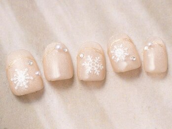 アイネイルズ 天神今泉店(I-nails)/雪ミラーラインラメ