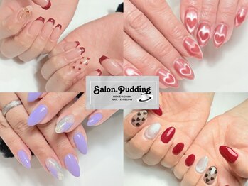 サロンドットプディング(Salon.Pudding)の写真/【追加料金無し パ-ツ・ア-ト込定額A¥4200/B¥5400】いくらになるかわからない…人気の定額でそのお悩み解決