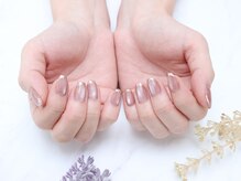 lieNAIL/マグネット×ラメフレンチ