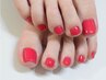 FOOTネイル★【オフ無料】1色シンプルフットジェル¥5500!!