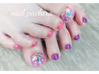 ネイルパキラ(nail pachira)/アラジン風フットネイル