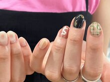 ニコルネイル(nicole nail)/paragel/plaid.