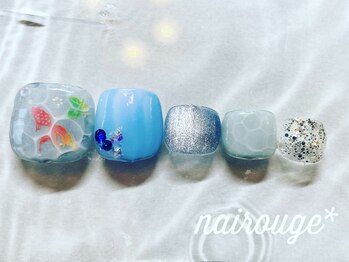 ネイル―ジュ 札幌大通店(nairouge*)/金魚ネイル♪