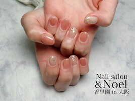 シェル×シンプルネイル