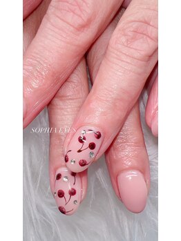 ソフィアアイズ 倉敷店(SOPHIAEYES)/さくらんぼネイル