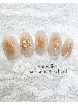 アンベリール ネイルサロンアンドスクール(embellir)/大野限定シンプルデザインコース