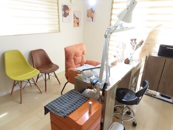 エープライベートネイルサロン(a private nailsalon)/店内です！