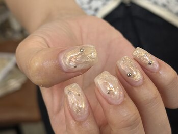 エティル(Etel atelier)/ちゅるんネイル/淡色/ちゅるん