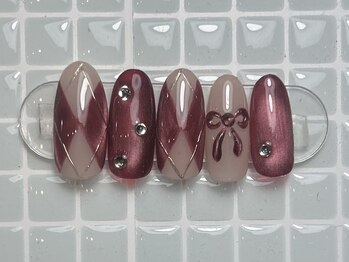 ジョアネイル(JOA Nail)/アーガイル/赤/マグネット