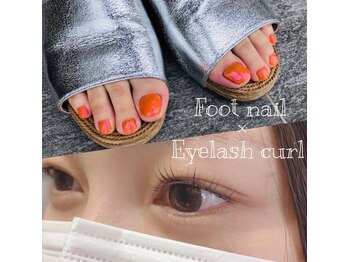 レイビューティー 浜町中央橋店(RAY+beauty)の写真/これからの時期にピッタリなネイル＆アイ同時施術で指先も目元も輝く私へ☆