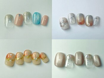 シロ 銀座店(CHILO)の写真/定額サンプル充実!最新トレンド~季節のアートまで豊富にご用意。時間がない方もオシャレに可愛い指先へ♪