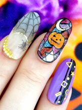 カラーズ 浜松店(colors)/ステンドグラスネイルでお洒落に