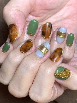 エンヴィ(ENVY)/べっ甲ネイル