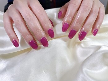 キキネイル たまプラーザ店(kikinail)/パープルワンカラー