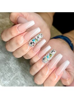 ダリア(Dahlia)/ベイビーブーマーネイル