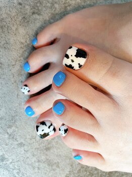 ゴレラ(gorella)/フットネイル/アニマル柄