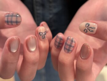 チェック/リボン/マグネット