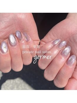 ジェルメ(germer)/人気のマグネットネイル☆
