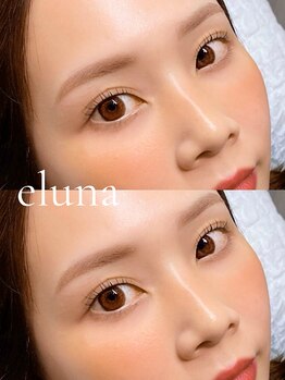 エルナ 博多駅前店(eluna)の写真/高技術×似合わせ診断×70種ロッド｜まつげパーマ¥4480/中顔面短縮◎まつパ上下¥7980/パリジェンヌ¥4980＊
