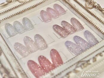 アモウズ(Amouz)の写真/【種類豊富な定額デザイン♪一味違うトレンドデザインはAmouzで☆】初回付け替えオフ無料&定額デザイン豊富