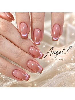 Nail Angel 池袋【ジェルネイル/フィルイン/マグネット/長さだし】の写真/【毎月通いやすい価格】艶感×ナチュラルな仕上がりで好印象♪ワンカラー・マグネットも豊富な色から選べる