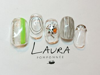 ローラポンポニー(Laura pomponnee)/シルバーパーツをふんだんに