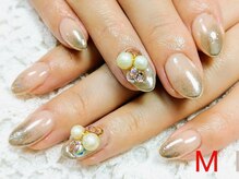 エムネイル(M Nail)/ビジューネイル・コットンパール