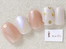 アイネイルズ 三宮店(I nails)/ホロフラワーネイル