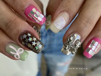 マリーネイルズ 大阪梅田店(MARIE NAILS)/新規様8000円 0718eクリアベース