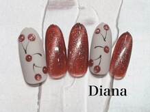 ディアナ ひたちなか高場店(DIANA)/定額ネイル　7,700円　A-119