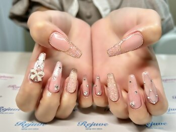 リジュベ(Rejuve)の写真/【スカルプ10本定額シンプルコース¥13200】自爪が伸びたような自然な長さだしで、指先を長く美しく♪