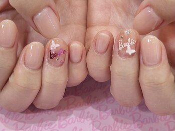 エムワイユーネイル(myu.nail)/ワンポイントはBarbie .。