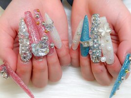 ギラギラゴテゴテネイル