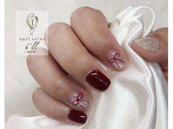 ネイルサロン アイル(nail salon i’ll)の写真/栄・22時まで営業☆オフ無料◆ジェル ワンカラー/ラメグラ/フレンチ¥3990・ガラスフレンチ¥7490 持ち込み可