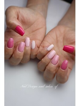 エフネイル(ef nail)/ピンクグラデーション☆