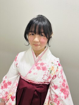 オフィスシュシュ(office.chouchou)/卒業式 袴着付け ヘアセット