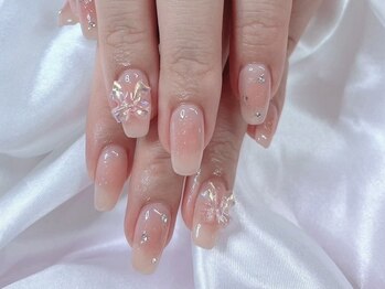 ピンクチークネイル ¥9900