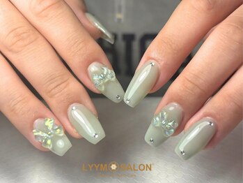リームサロン 池袋店(LYYM SALON)/ミントリボンネイル