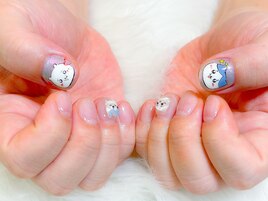メンズちいかわネイル