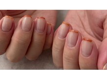 エムスラッシュ ネイル センター北店(M.SLASH)/ストレートフレンチ