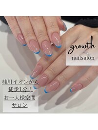 スキニーフレンチネイル