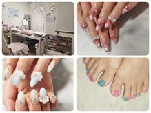 ローズネイル(Rose Nail)の雰囲気（カラーやアートパーツも豊富に♪持ち込みデザインのアレンジもOK）